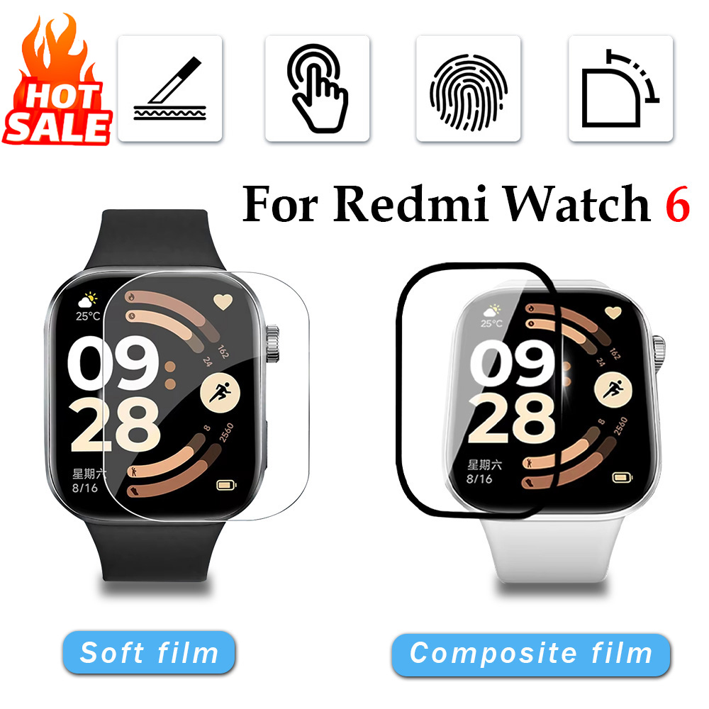 Xiaomi Smartwatch Accessories - 1-5 個のソフトフィルム Xiaomi Redmi Watch 6