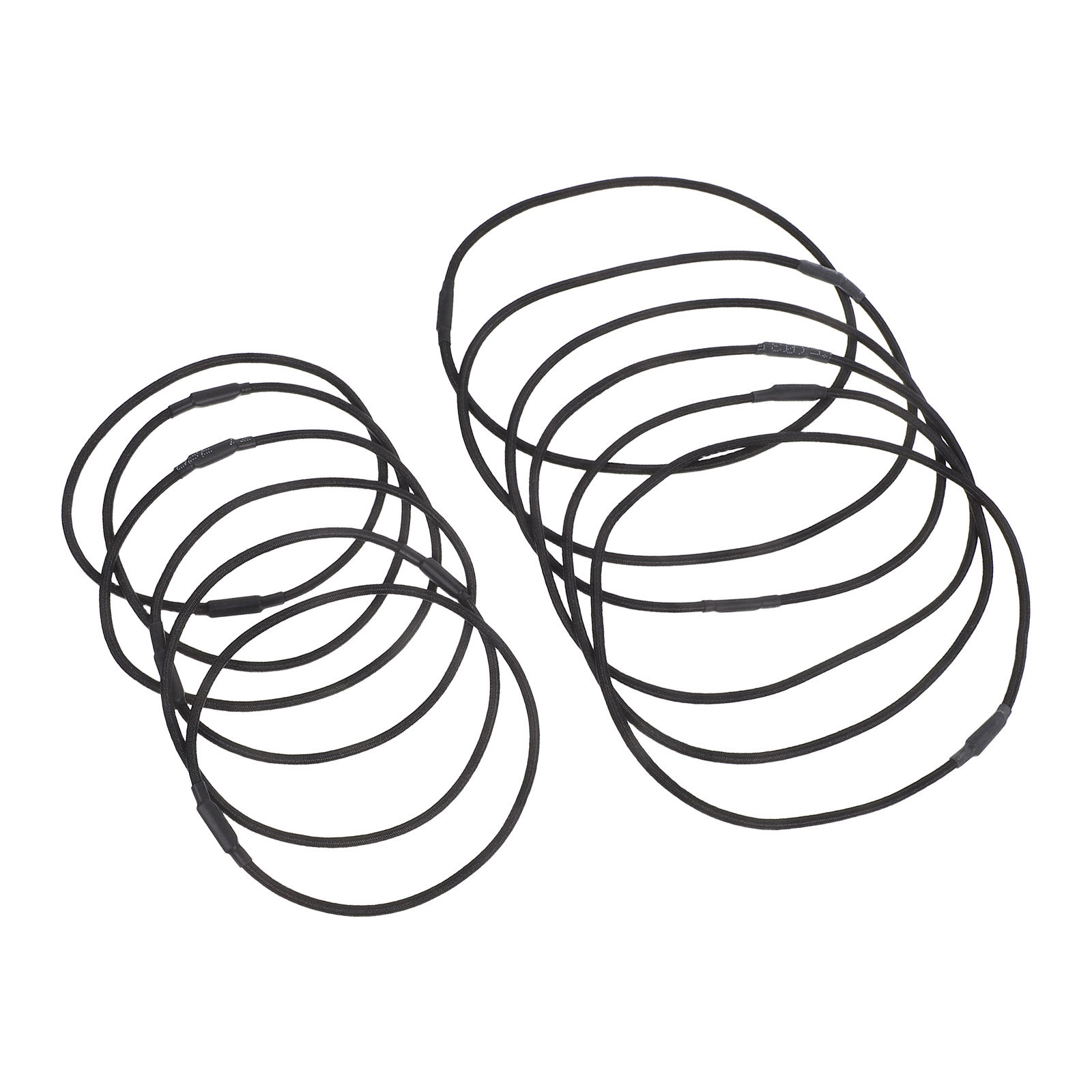 Silicone Band Replacement - 12 個ブラックマイクショックマウントゴムリング弾性バンド交換キット防振オーディオ録音用ユニバーサル