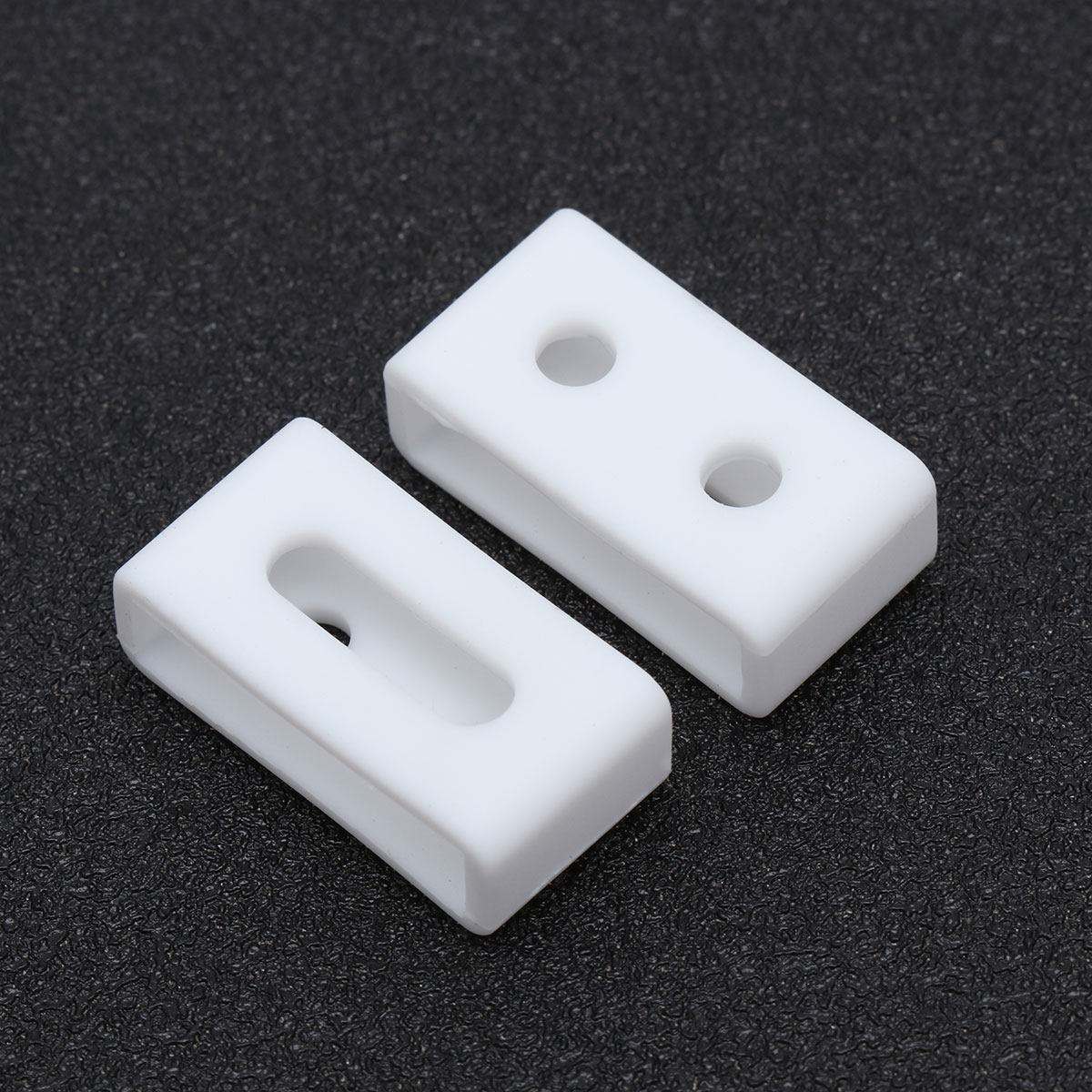 Silicone Band Replacement - 3個入りシリコン製腕時計バンドループ、交換用ストラップ固定リング、明るい色で簡単に装着可能、24mm