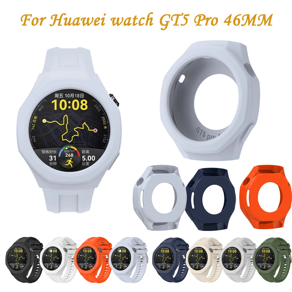 Huawei Smartwatch Accessories - シリコン時計ケース Huawei Watch GT5 Pro 46mm