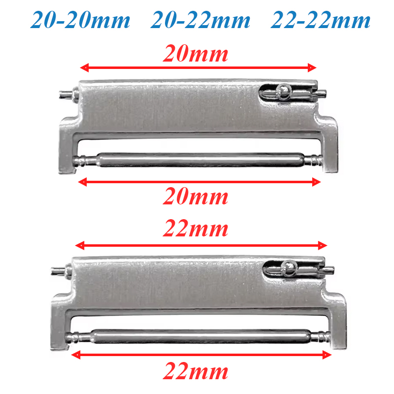 Watch Band Connector - 2 個時計バンドアダプタ 20 ミリメートルに 20 ミリメートル