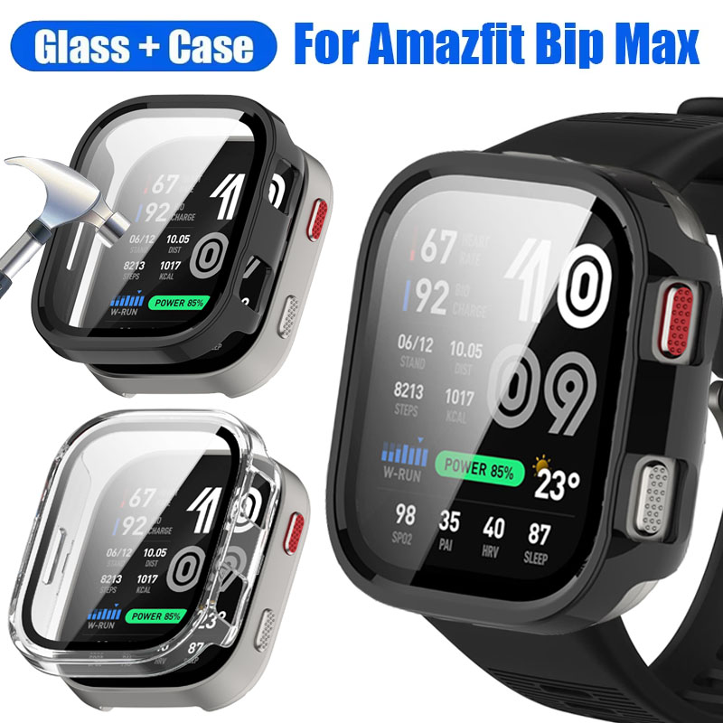 Amazfit Smartwatch Accessories - 強化ガラス + ケース Amazfit BIP Max