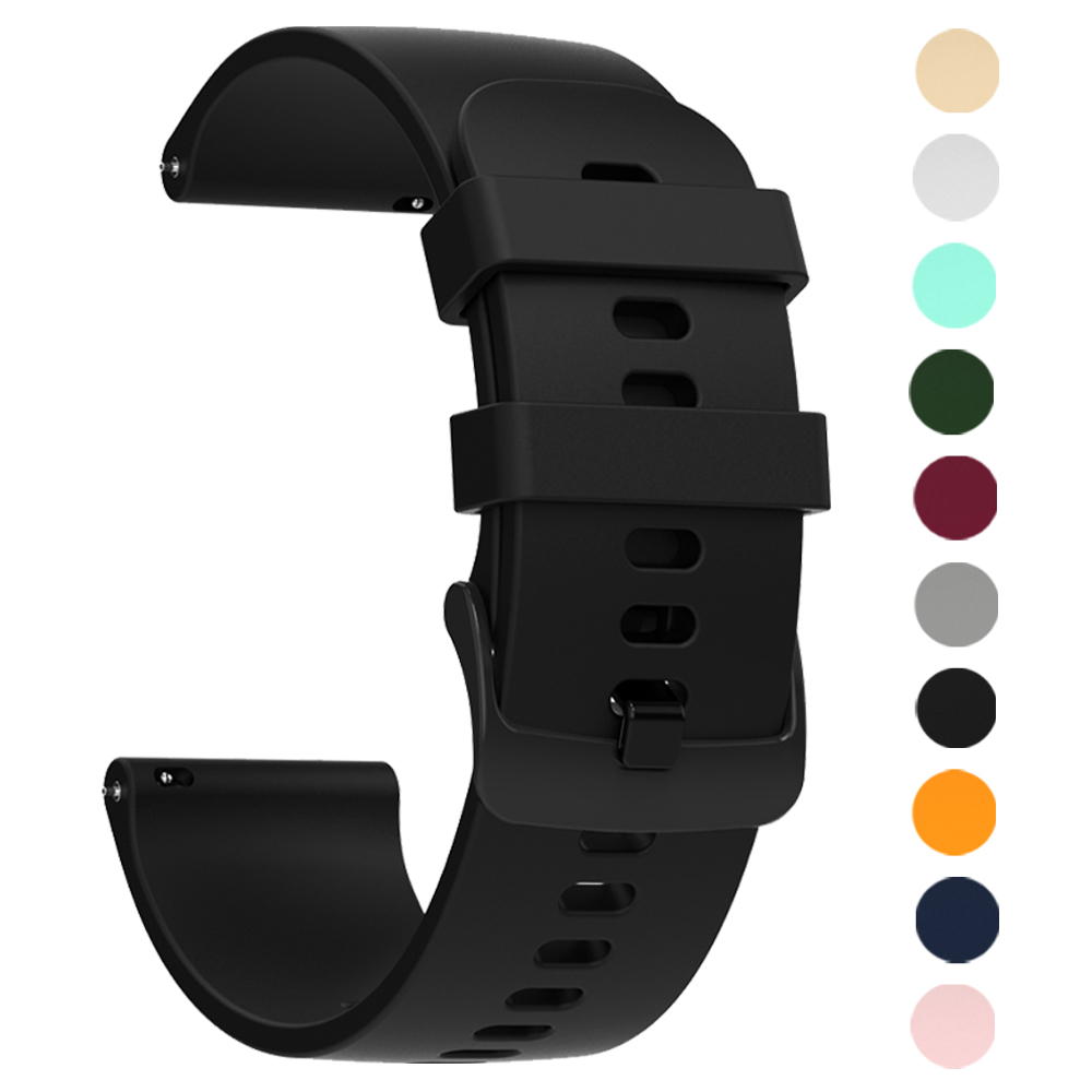 Fossil Smartwatch Accessories - 交換用シリコンウォッチストラップ,ウォッチアクセサリー,5 lte,45mm, 44mm, 22mm, 22mm