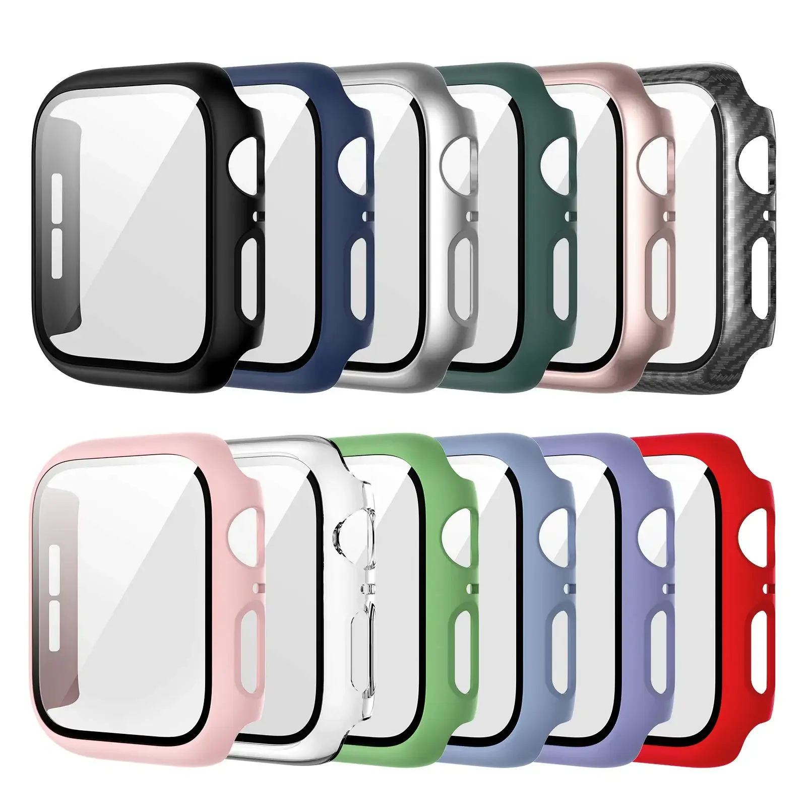Smartwatch Icon - 強化ガラス + カバー Apple Watch 9