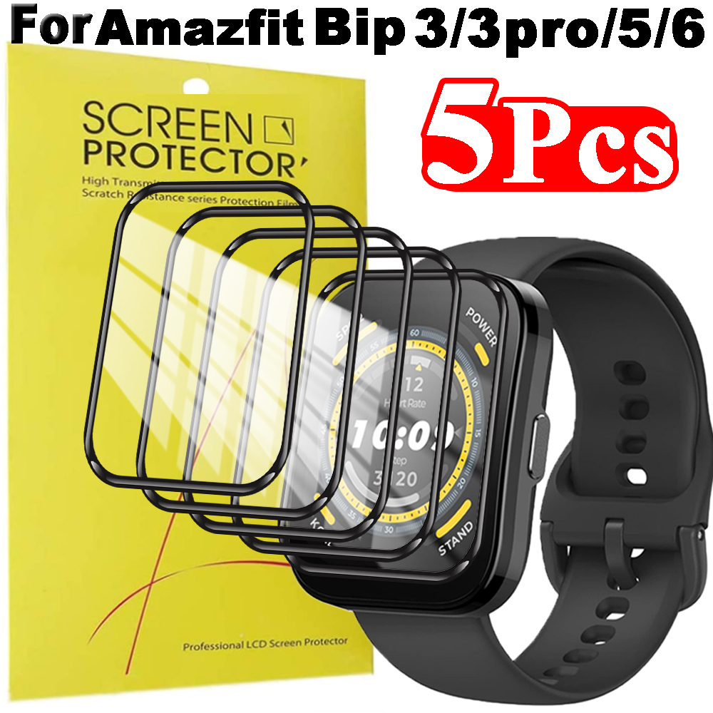 Amazfit Smartwatch Accessories - 1-5 個 HD スクリーンプロテクター Huami Amazfit