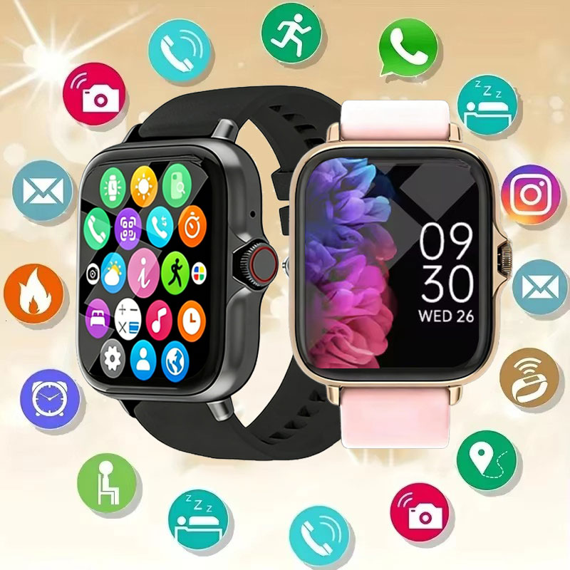 Smartwatch Instagram - 2026 新しい多機能スマートウォッチ男性 & 女性 Bluetooth 接続電話音楽フィットネススポーツブレスレット睡眠モニター腕時計