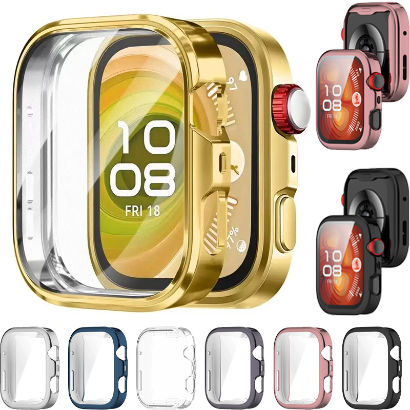 Huawei Smartwatch Accessories - ケース + ガラス Huawei 社ウォッチフィット 3/4/4
