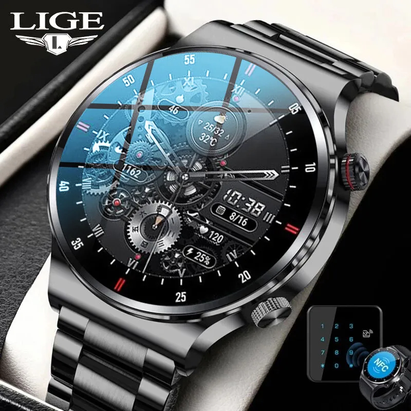 Smartwatch Instagram - LIGE ECG + PPG Bluetooth 通話スマートウォッチ
