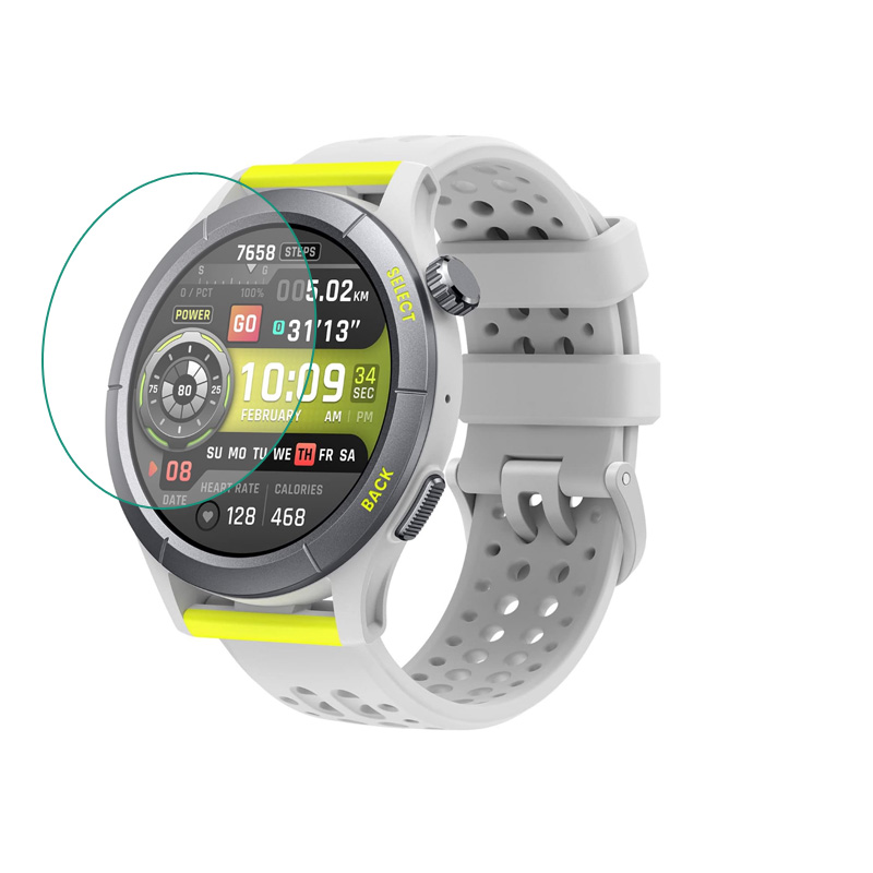 Amazfit Smartwatch Accessories - 硬質ガラススマートウォッチ HD クリア保護フィルム Amazfit チーター/チータープロスマートウォッチスクリーンプロテクターカバーアクセサリー
