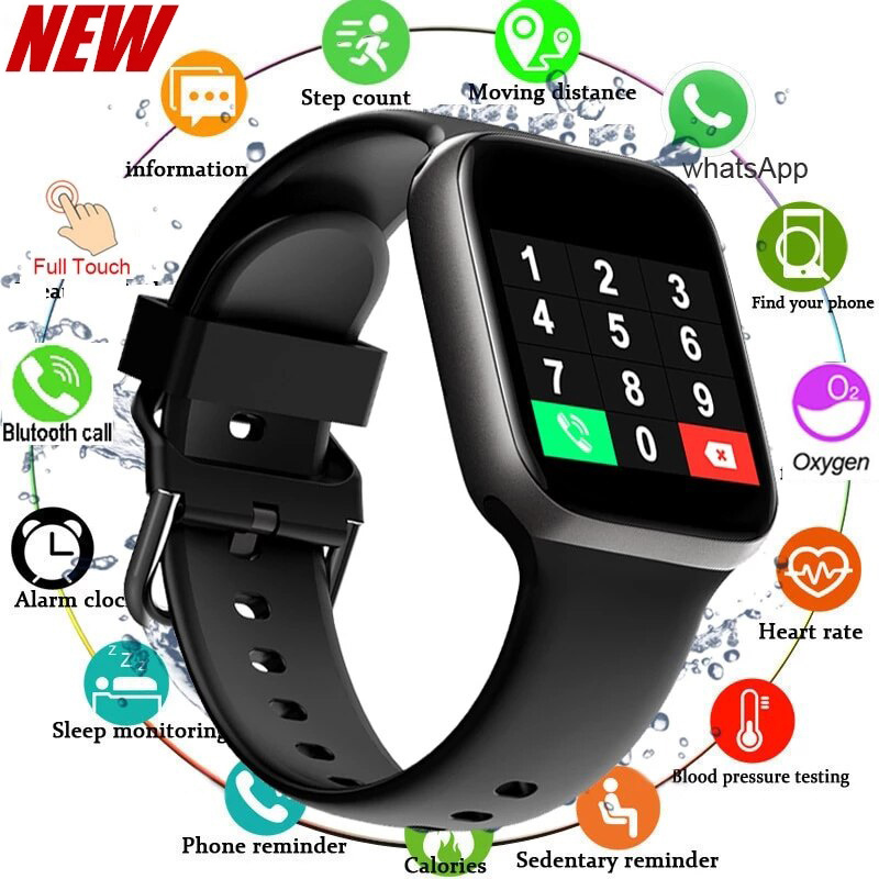 Smartwatch Instagram - 116plus スマートウォッチ男性と女性フルタッチスクリーンスポーツフィットネスウォッチマン IP67 防水 Bluetooth Ios