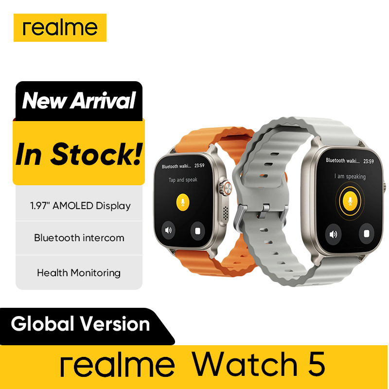 Smartwatch X2 - グローバル版 realme watch 5 1.97インチ 600nit