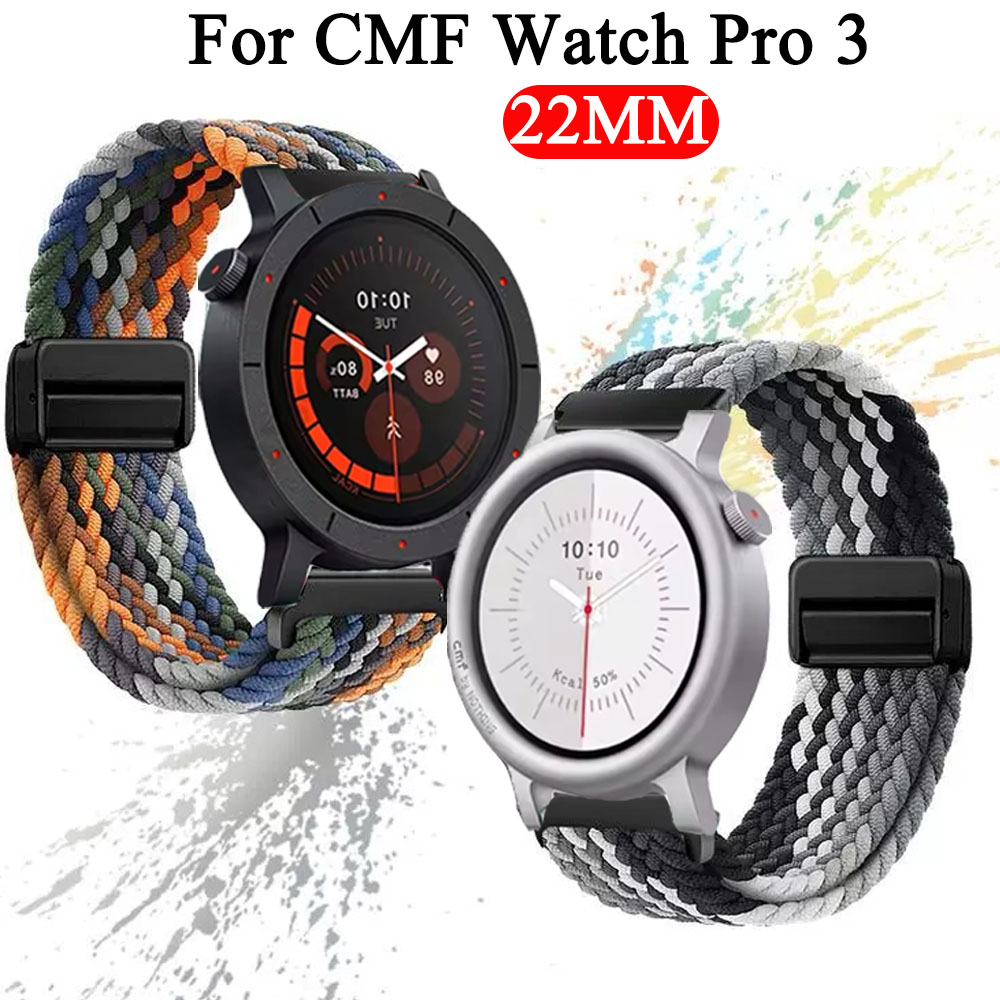 Solo Loop Strap - CMF Watch Pro 3用 編み込みソロループ 22mm