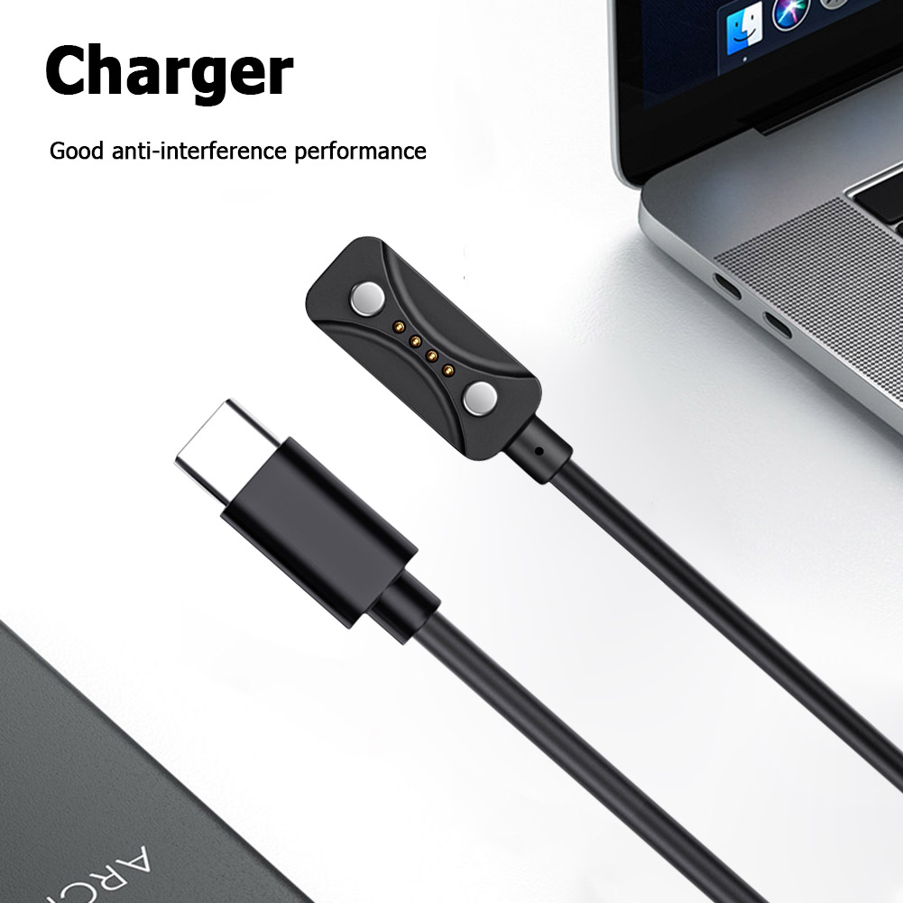 Smartwatch X2 - USB C 充電ケーブルコード 1 メートルポータブル電源アダプター交換用スマートウォッチドック充電アダプター Polar