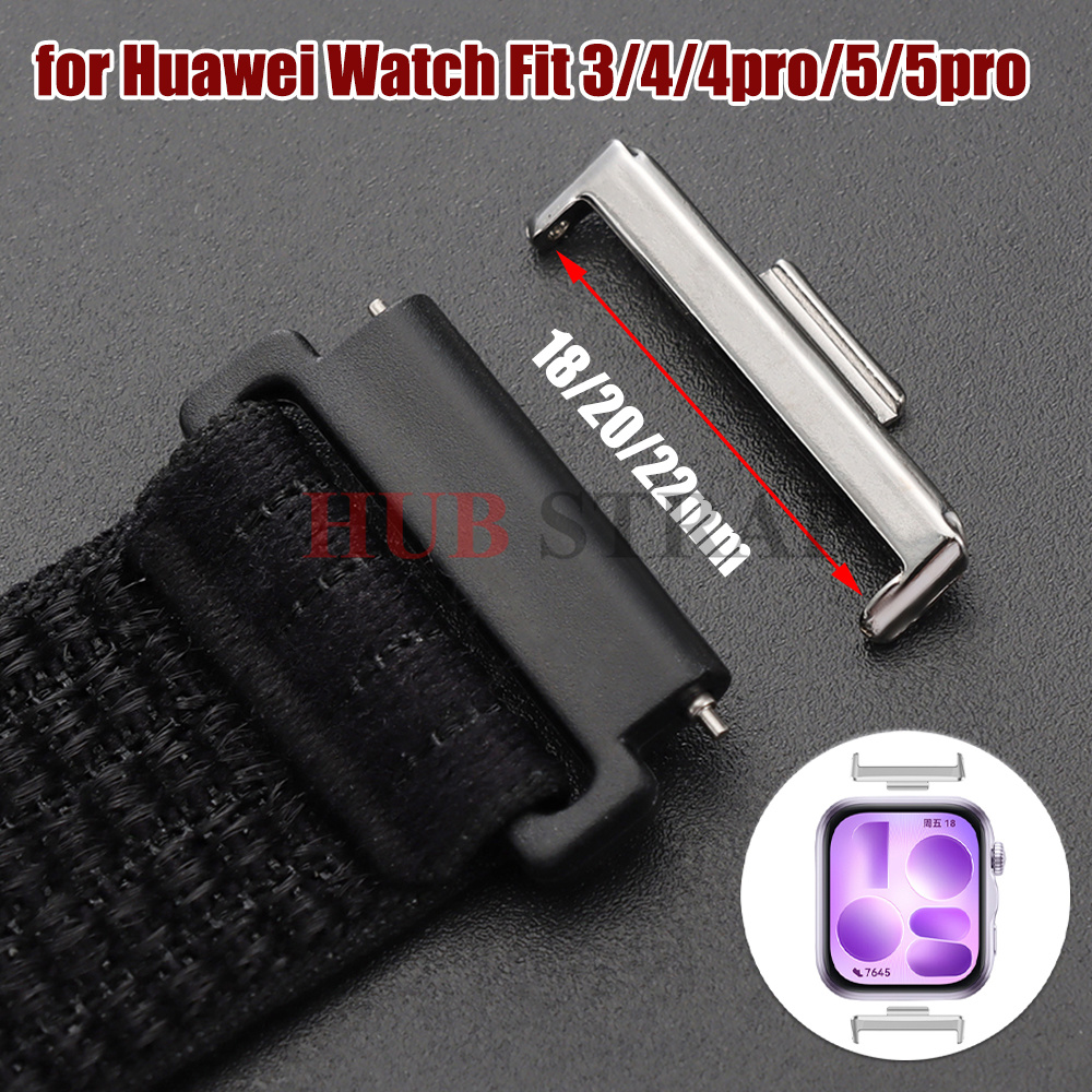 Huawei Smartwatch Accessories - 18 ミリメートル 20 ミリメートル 22 ミリメートルステンレス鋼金属ストラップコネクタ