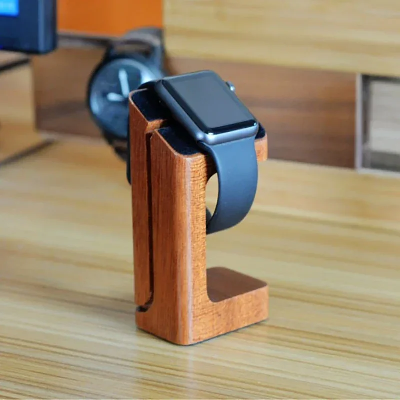 木製アップルウォッチ充電スタンド,デスクスタンド,充電ステー - Smartwatch Watch Accessories のレビューと価格