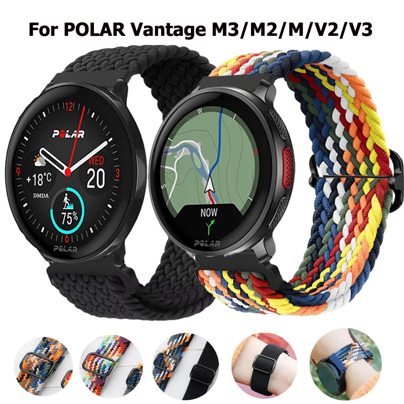 Polar Vantage m m2 v2 v3バンド用編組 - Solo Loop Strap のレビューと価格