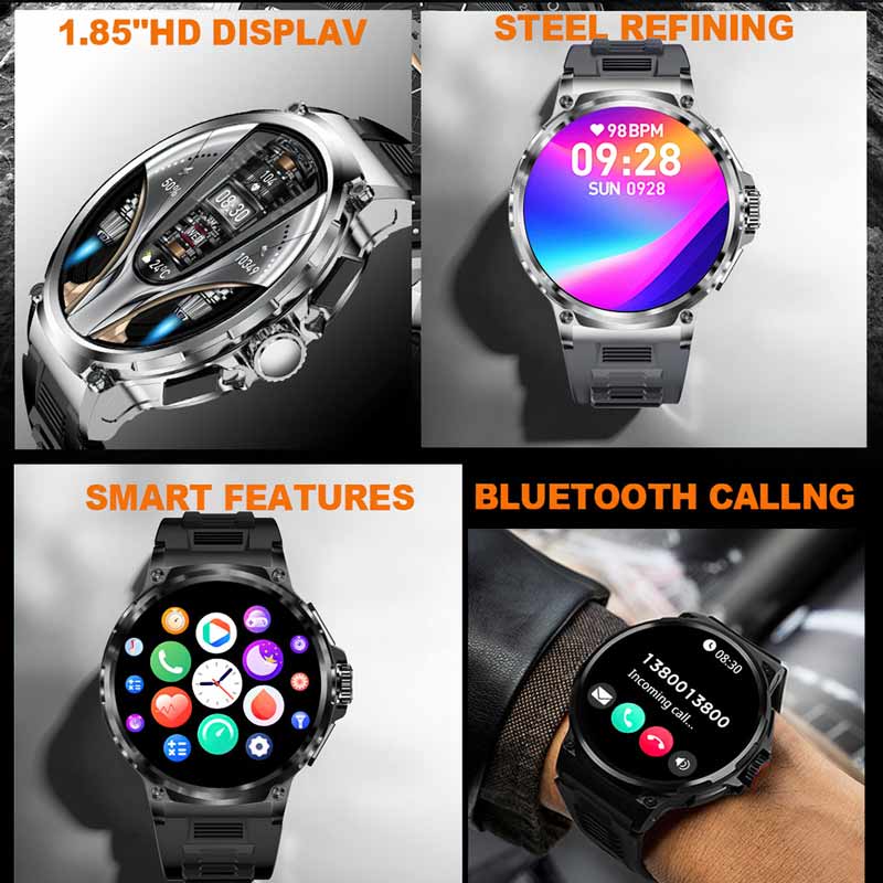 AndroidおよびIOS用のコネクテッドウォッチEDGE- - Smartwatch Instagram のレビューと価格