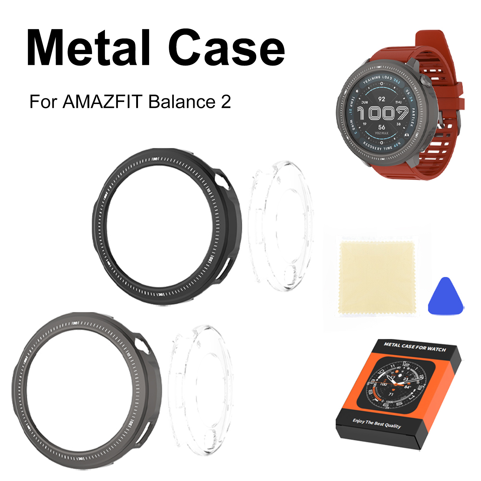 保護バンパーシェル中空落下防止プロテクターシェルアクセサリー - Amazfit Smartwatch Accessories のレビューと価格