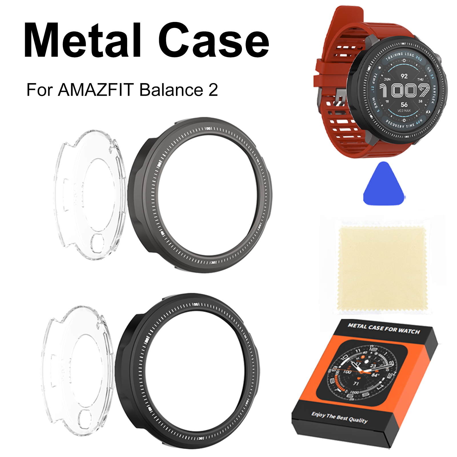 保護バンパーシェル中空落下防止プロテクターシェルアクセサリー - Amazfit Smartwatch Accessories のレビューと価格