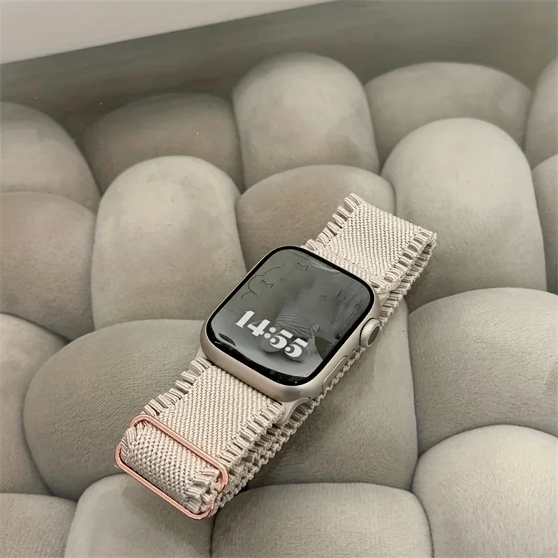 女性レース弾性ナイロンバンド Apple Watch ダイヤ - Solo Loop Strap のレビューと価格