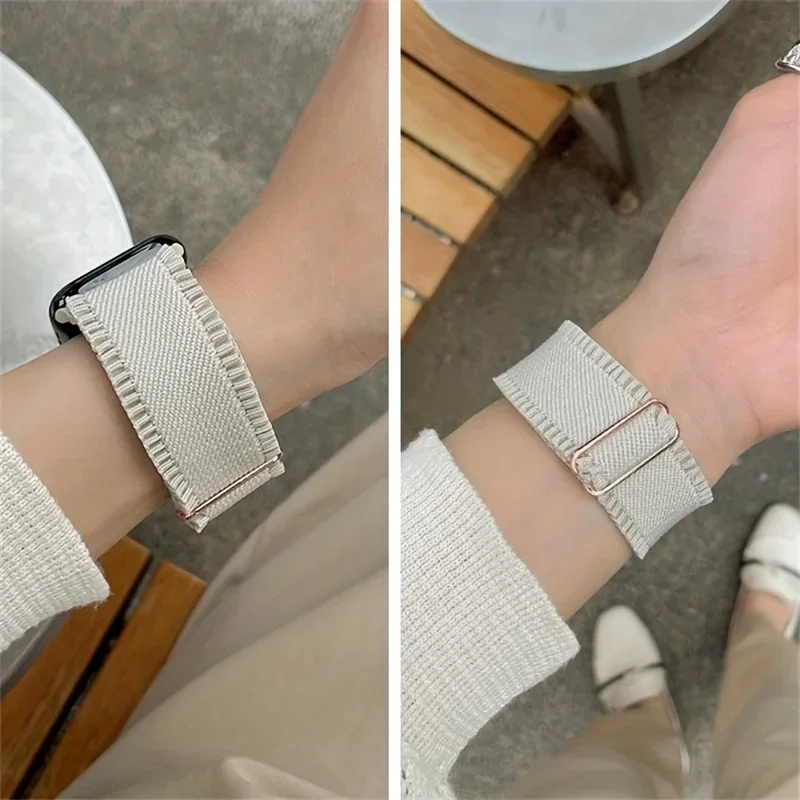 女性レース弾性ナイロンバンド Apple Watch ダイヤ - Solo Loop Strap のレビューと価格
