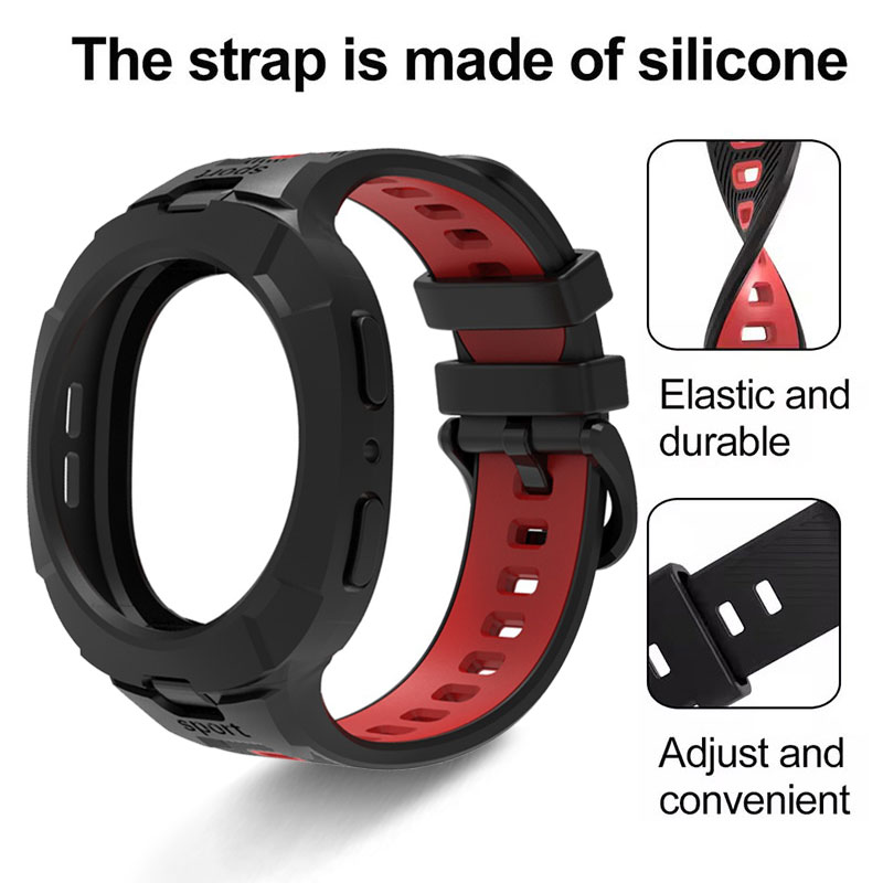 ケース + ストラップサムスンギャラクシーウォッチ 9 8  - Silicone Band Replacement のレビューと価格