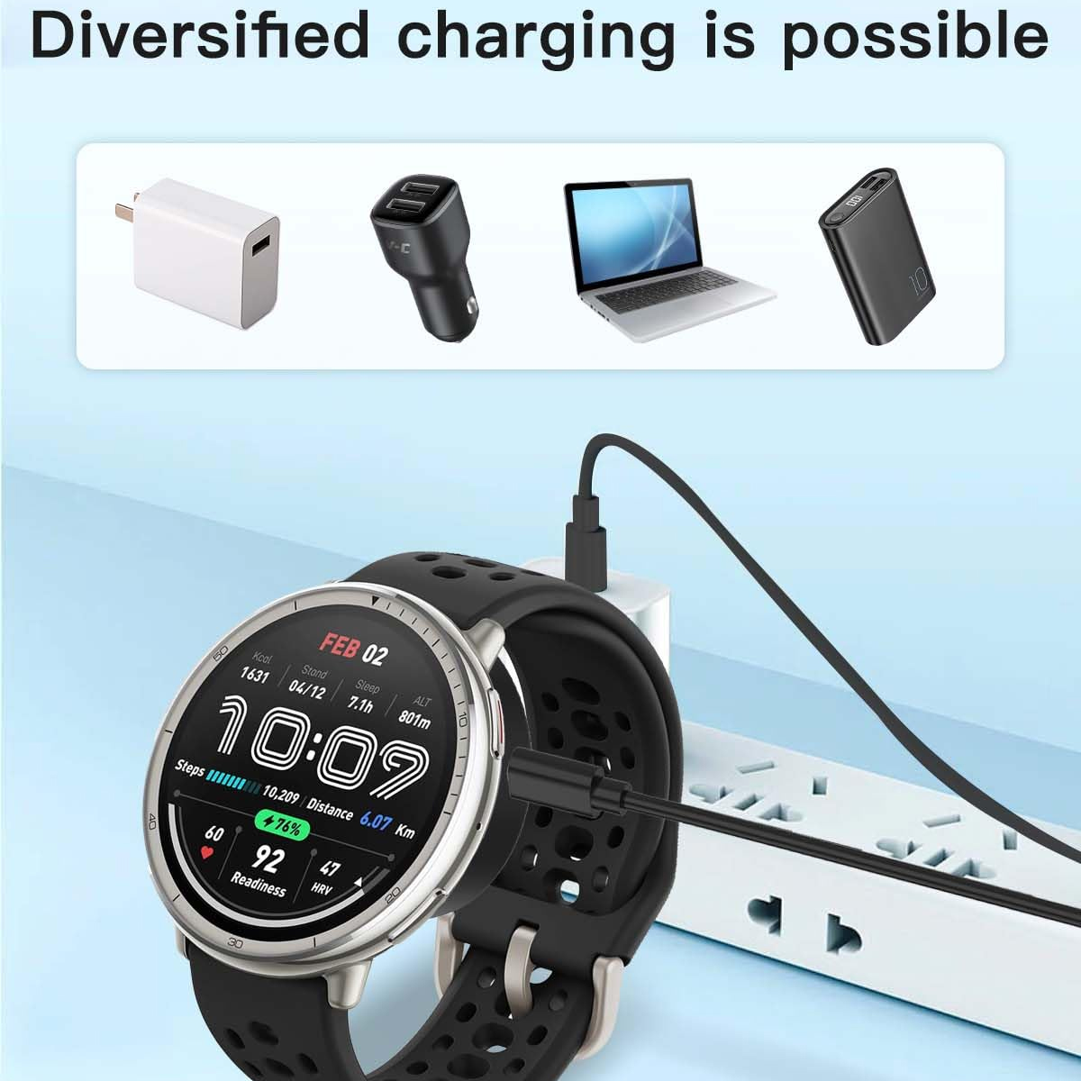 Amazfit Active 2（A2437）スマートウォッ - Amazfit Smartwatch Accessories のレビューと価格