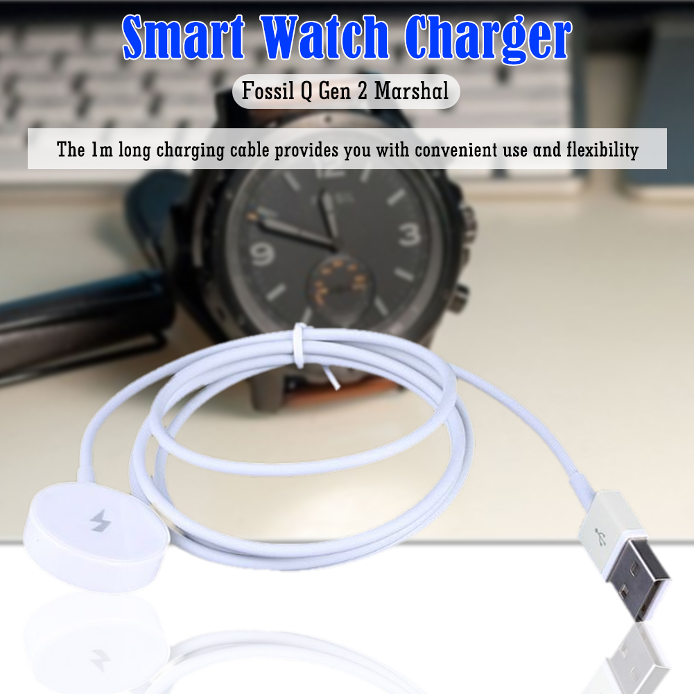USB スマートウォッチ磁気充電器短絡保護時計充電器アダプタ - Fossil Smartwatch Accessories のレビューと価格