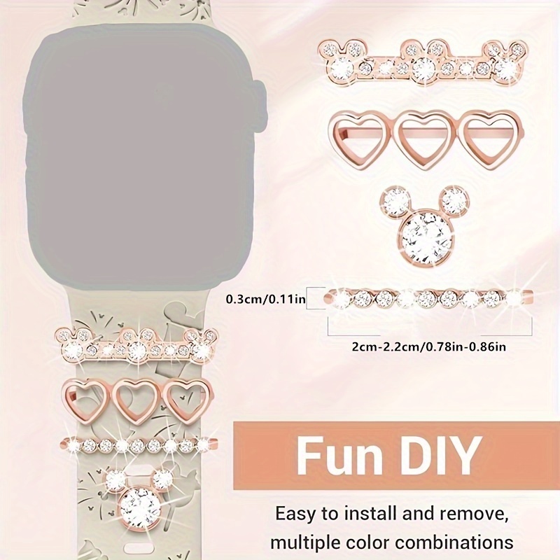 愛らしい漫画をテーマにした時計ストラップ チャームと装飾バッ - Smartwatch Watch Accessories のレビューと価格