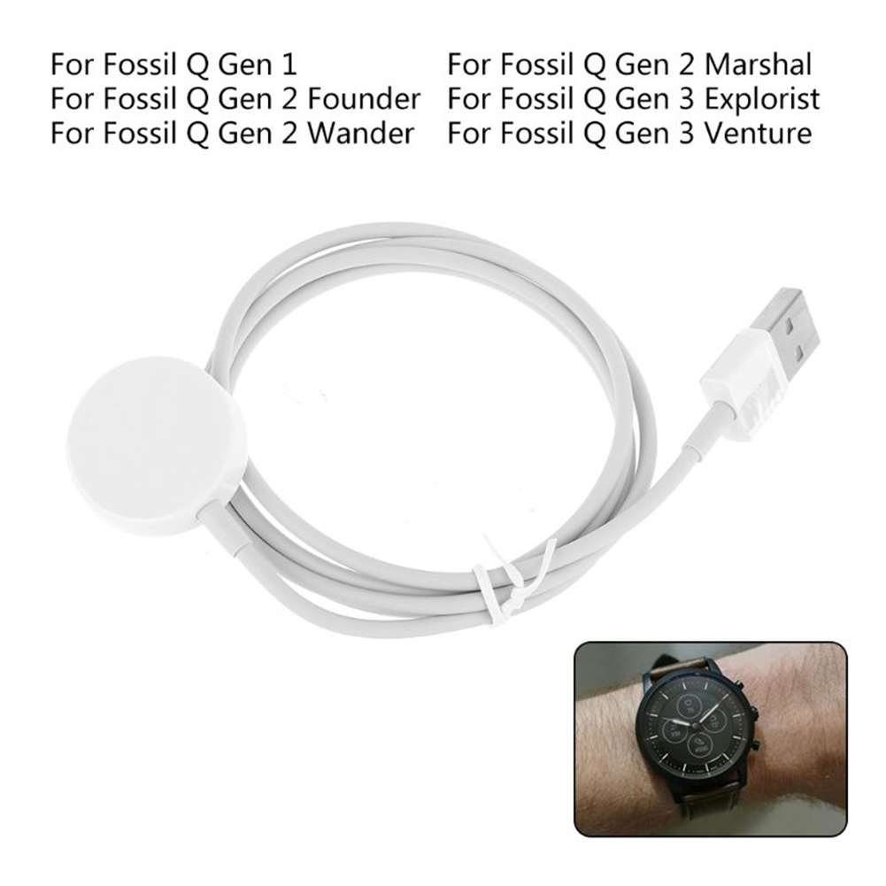 USB スマートウォッチ磁気充電器短絡保護時計充電器アダプタ - Fossil Smartwatch Accessories のレビューと価格