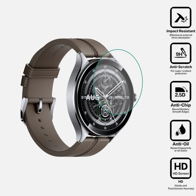 スマートウォッチハード強化ガラスクリア保護フィルム Xiao - Xiaomi Smartwatch Accessories のレビューと価格