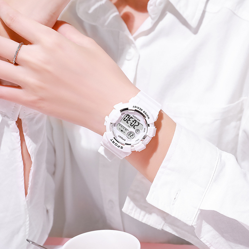 ファッションキッズ腕時計発光防水スポーツデジタル腕時計目覚ま - Smartwatch Touch のレビューと価格