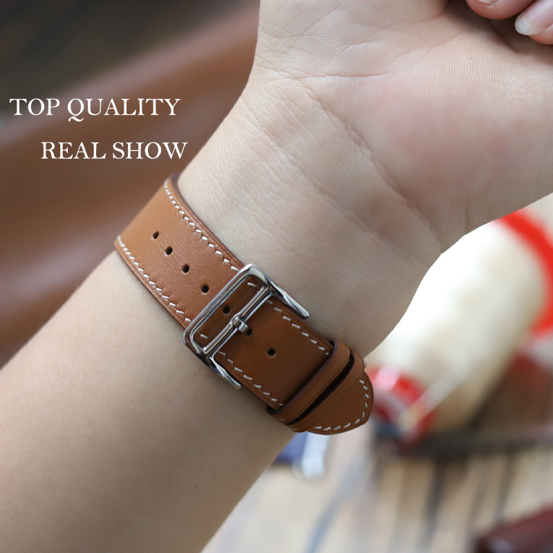 レザーブレスレットアップルウォッチ用ケース,本革ストラップ, - Smartwatch Accessories Shop のレビューと価格