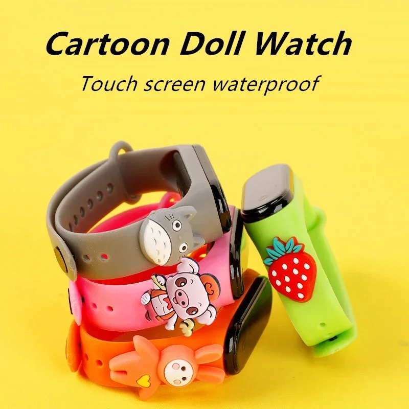防水子供スマートタッチ Led 腕時計漫画小動物少年少女 L - Smartwatch Touch のレビューと価格