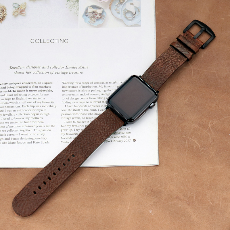 Iwatch 8 7 6 5 4 3 SE用レザーブレスレッ - Smartwatch Accessories Shop のレビューと価格
