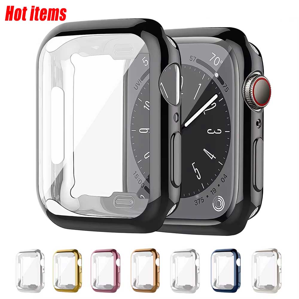 Apple Watch用シリコンスクリーンプロテクター,バン - Smartwatch Icon のレビューと価格