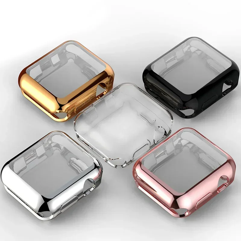 Apple Watch用シリコンスクリーンプロテクター,バン - Smartwatch Icon のレビューと価格