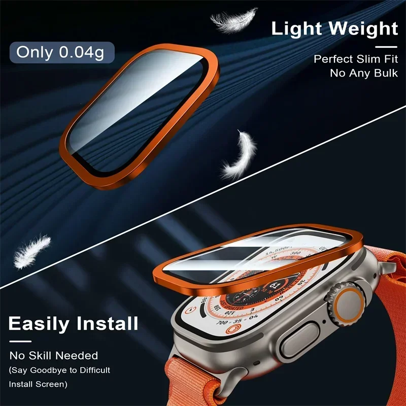 2 個の強化ガラス Apple Watch ウルトラ 49  - Smartwatch Watch Accessories のレビューと価格
