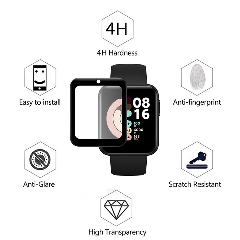 Redmi Watch 3 Active用強化ガラス,9Dク - Xiaomi Smartwatch Accessories のレビューと価格
