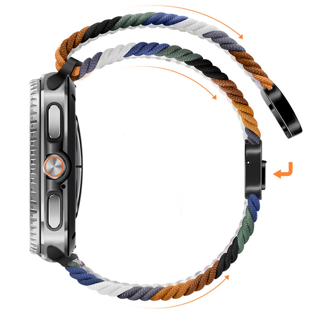編組ソロループ Samsung Galaxy Watch 8 - Solo Loop Strap のレビューと価格