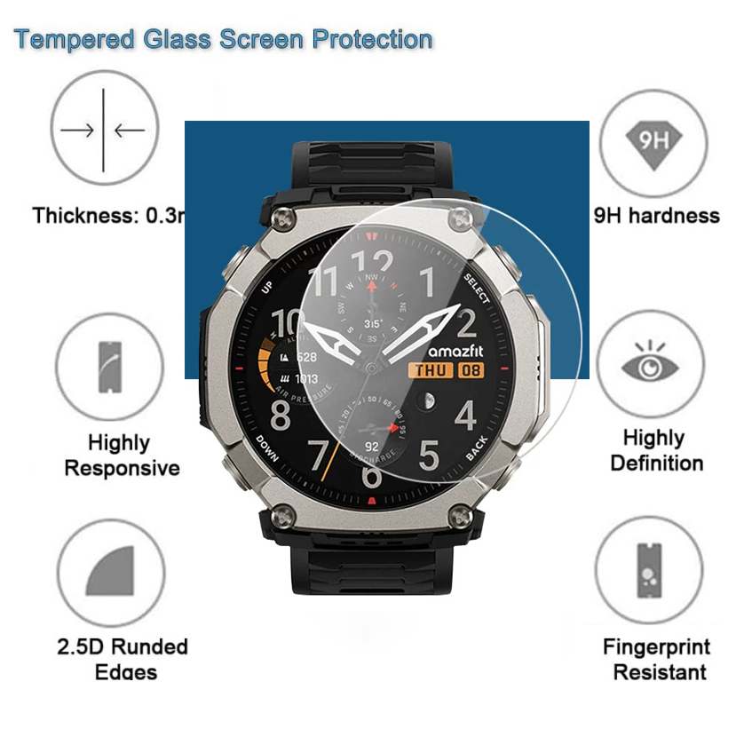 強化ガラス Amazfit Amazfit T-Rex Ul - Amazfit Smartwatch Accessories のレビューと価格