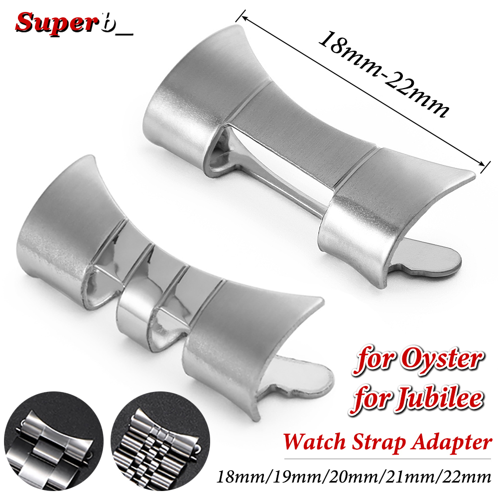18/19/20/21/22mm ステンレススチールストラッ - Watch Band Connector のレビューと価格
