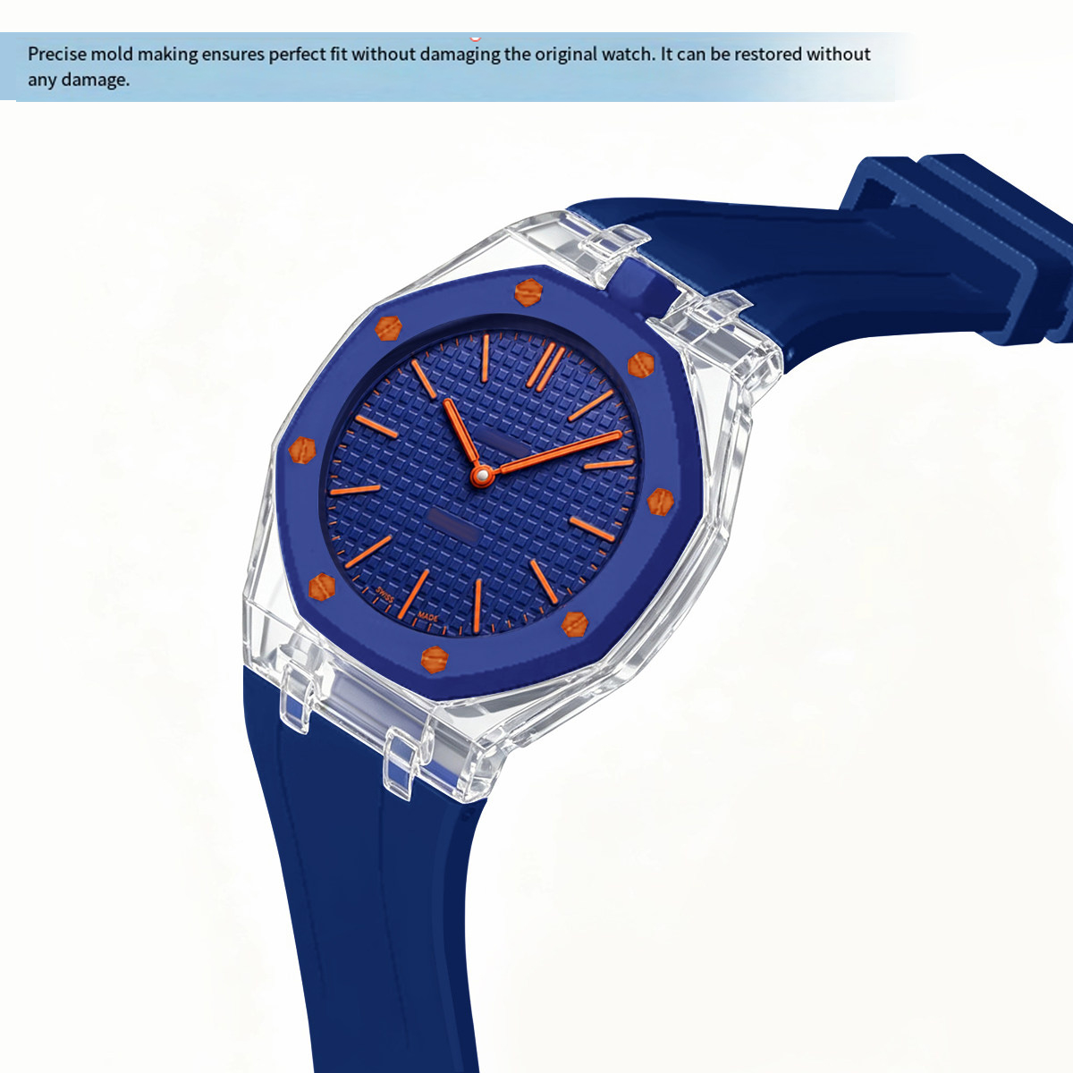 AP Swatch Co ブランドの修正された透明ケース + - Silicone Band Replacement のレビューと価格