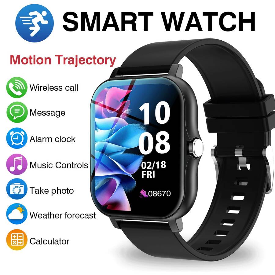 ワイヤレス通話機能付きスマートウォッチ - 通話応答/拒否、 - Smartwatch Touch のレビューと価格