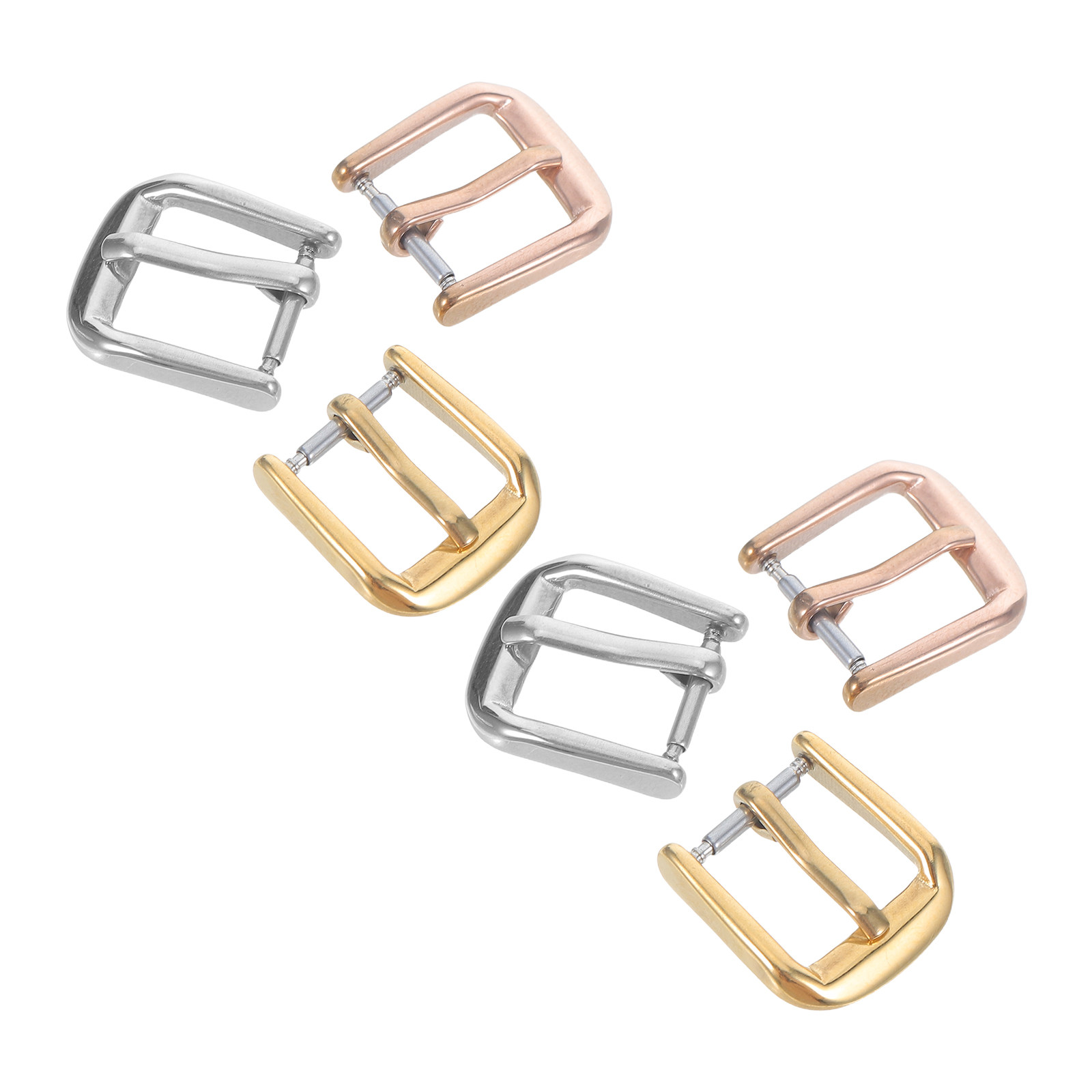 6 個のステンレス鋼時計ストラップバックルキット 10 ミリ - Stainless Mesh Band のレビューと価格
