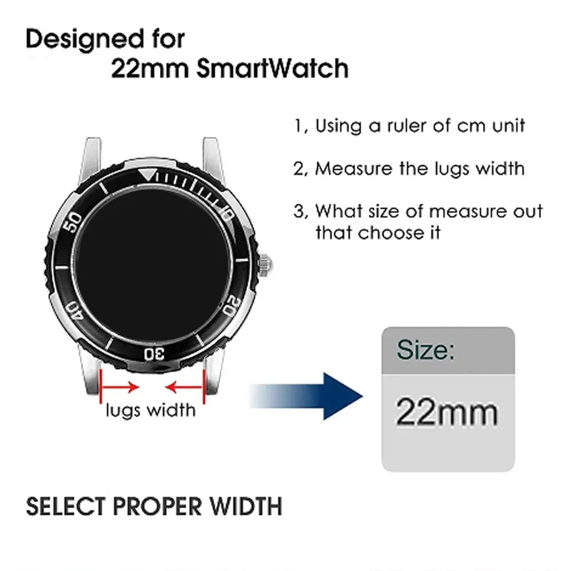 22mm オーシャンストラップ OnePlus Watch  - Smartwatch X2 のレビューと価格