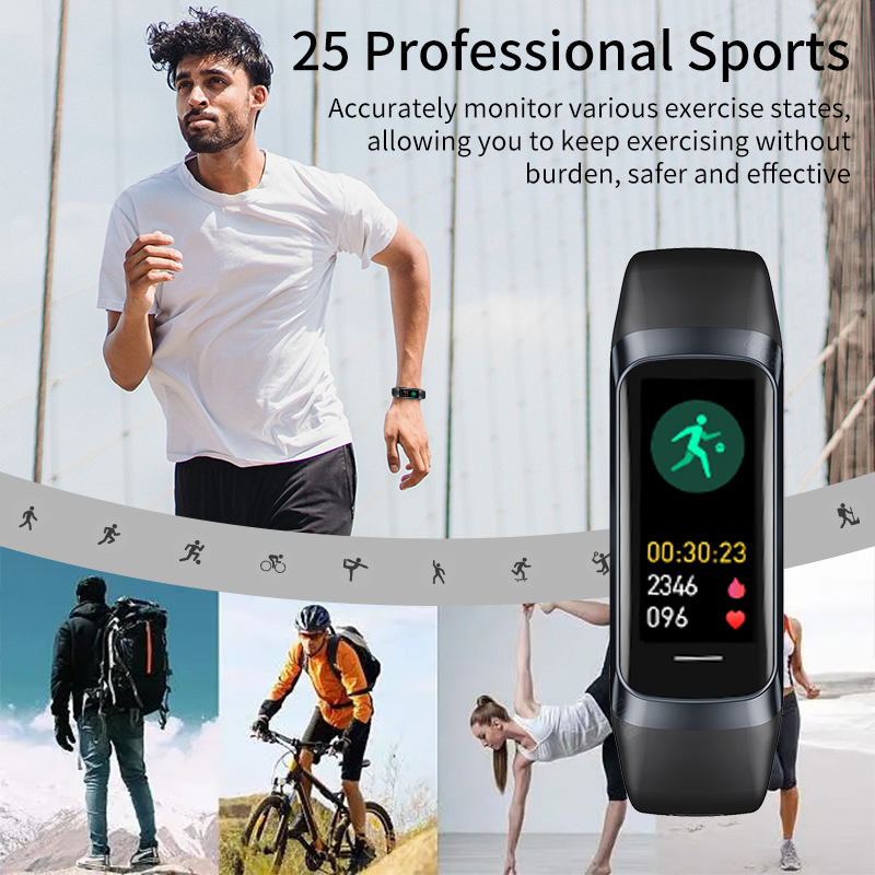 LIGE 1.1インチ AMOLED 心拍数モニター スマー - Smartwatch Instagram のレビューと価格