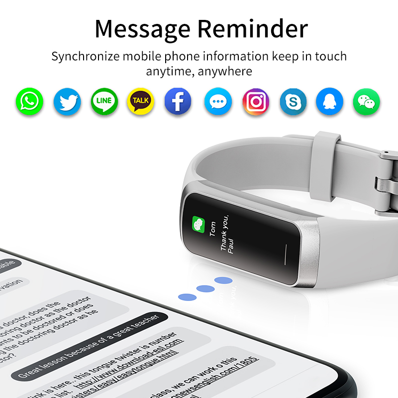 LIGE 1.1インチ AMOLED 心拍数モニター スマー - Smartwatch Instagram のレビューと価格