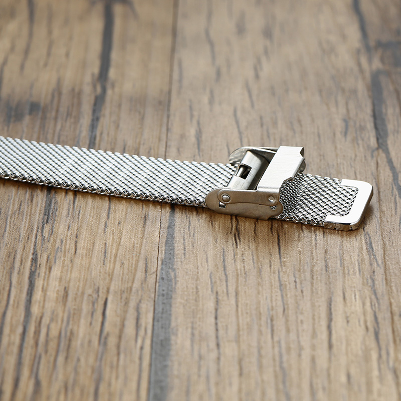 男性ブレスレットメッシュ時計バンドブレスレットステンレススチ - Stainless Mesh Band のレビューと価格