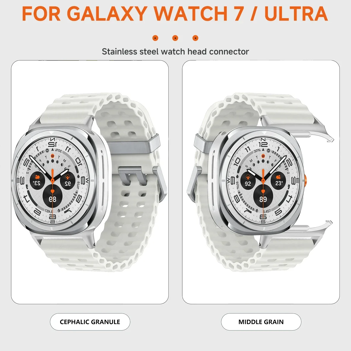 サムスンギャラクシー7ウルトラ時計バンドコネクタ,金属アダプ - Watch Band Connector のレビューと価格